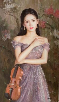 朝鲜精品人物油画 20210831