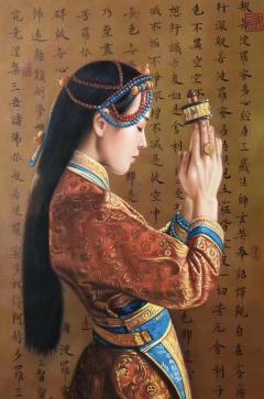朝鲜精品人物油画 20210831