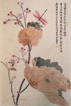 霍春阳得意弟子，当今中国花鸟名家，淮南师范学院美术教授，田美芸老师高价值收藏级