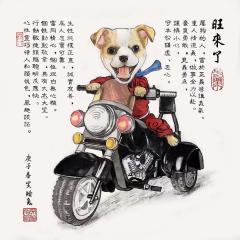 带创意有思想的十二生肖作品，受欢迎，有藏家整套收藏。