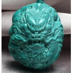 原矿高瓷精品玉化龙吊坠，料质到顶，苏工精雕，全品无瑕。配戴霸气十足