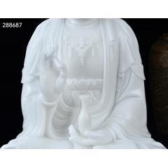    【观音】 汉白玉系列，精品石雕摆件