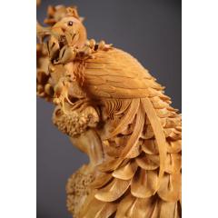 小叶黄杨 木雕，富贵吉祥