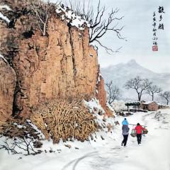 李向鸿老师精品现作 ​，附带老师合影视频 ​