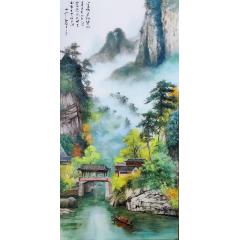 冯少帅彩墨山水
